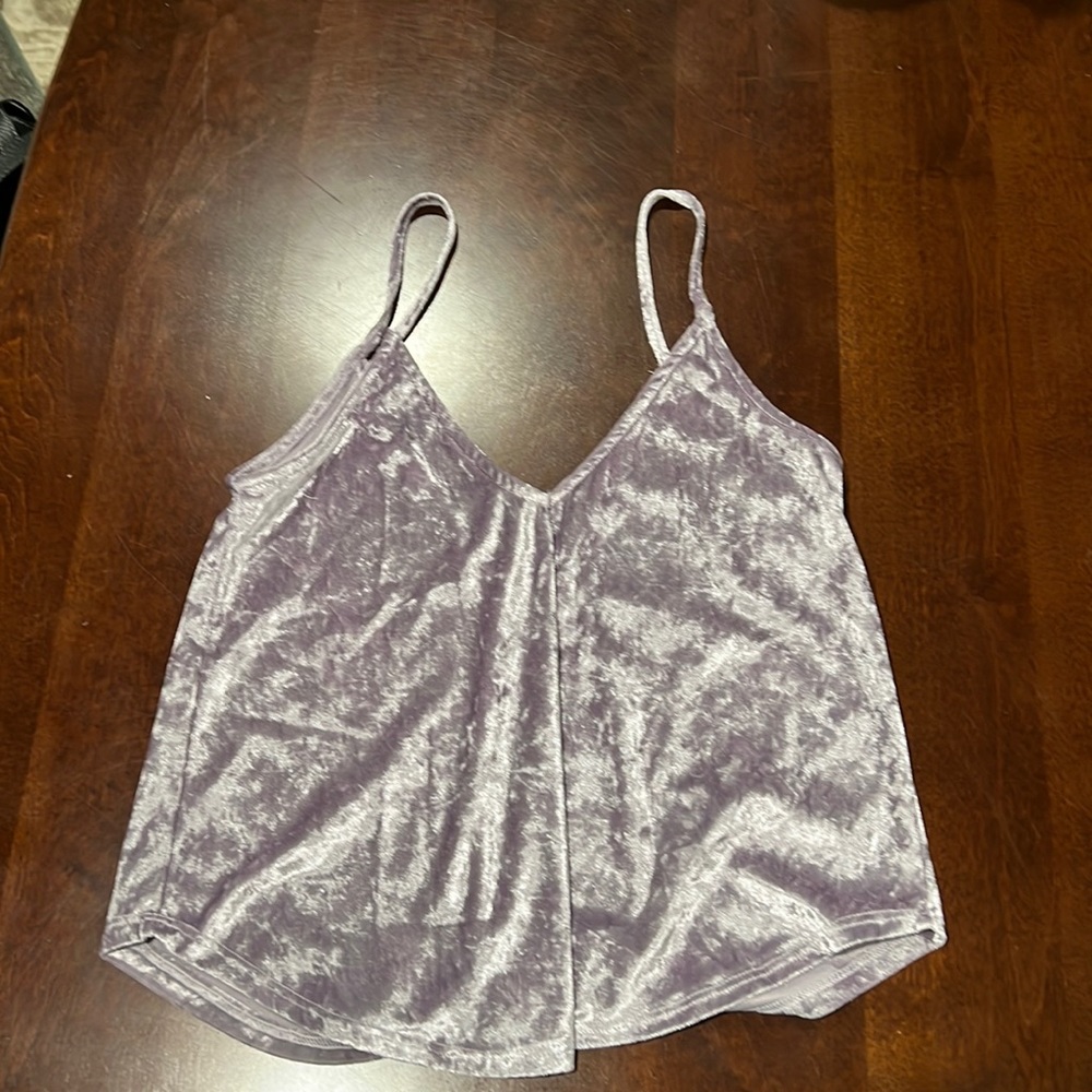 Lavender Velvet Cami Size XS